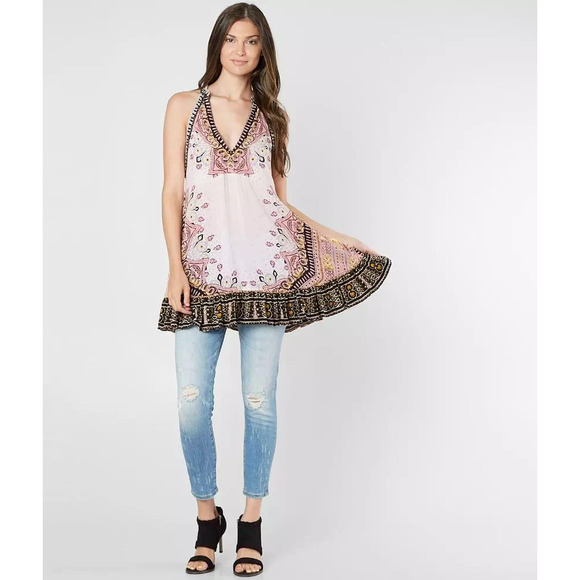 Free People White and Black Mini Dress - Picture 13 of 13